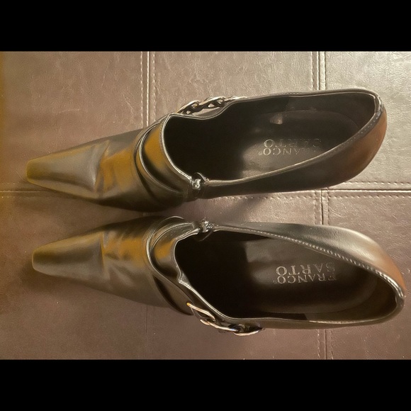 Black Franco Sarto leather booties - Picture 5 of 6